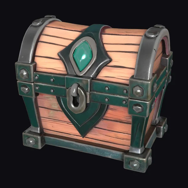 Wooden Treasure Chest