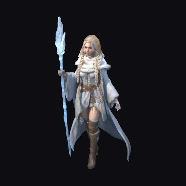 Winter Female Wizard