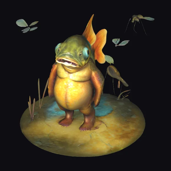 Fish Bear Hybrid Creature