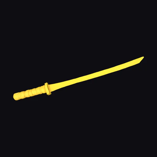 Yellow Katana Sword