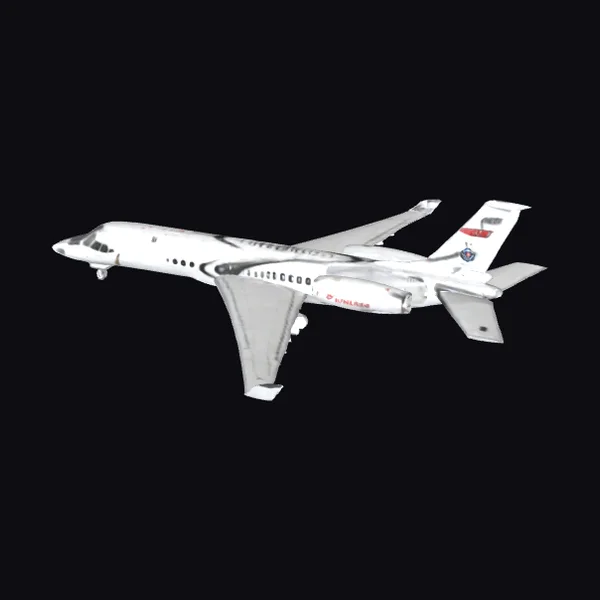 White Business Jet