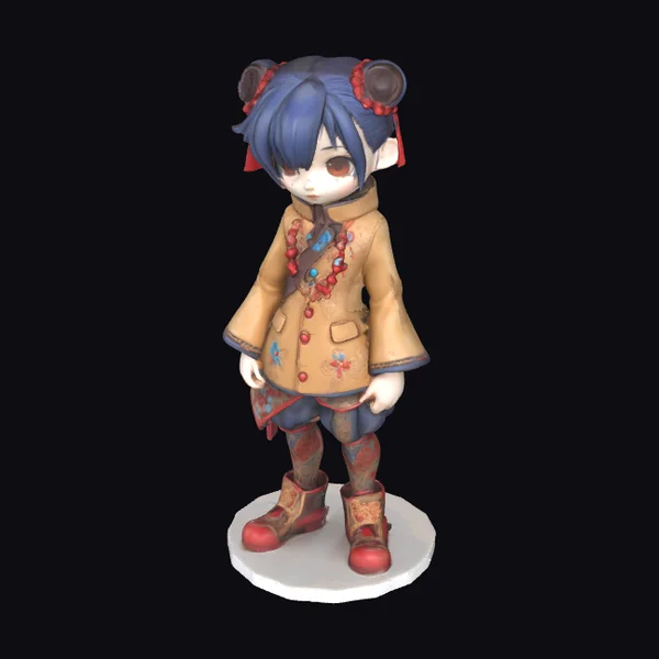 Anime Style Chibi Figurine