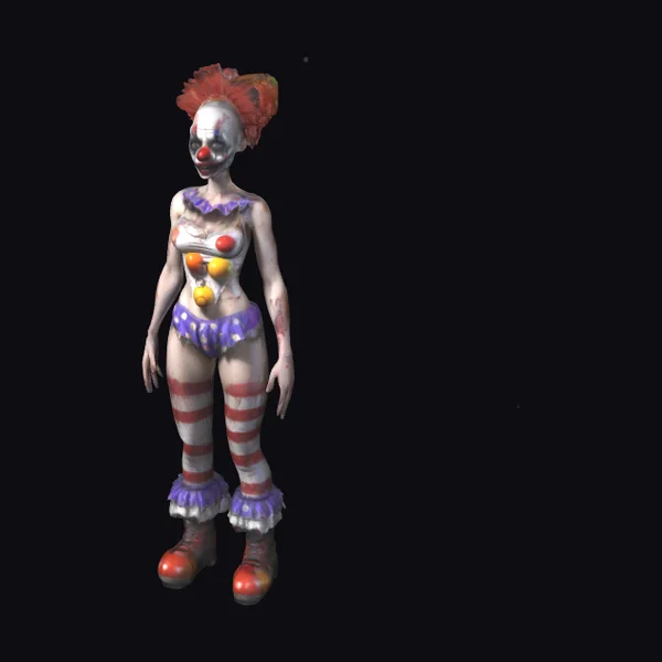 Zombie Female Clown