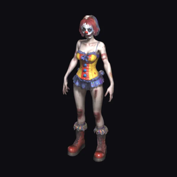 Zombie Female Clown