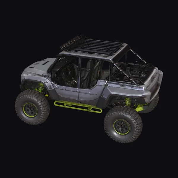 Offroad Vehicle with Rack