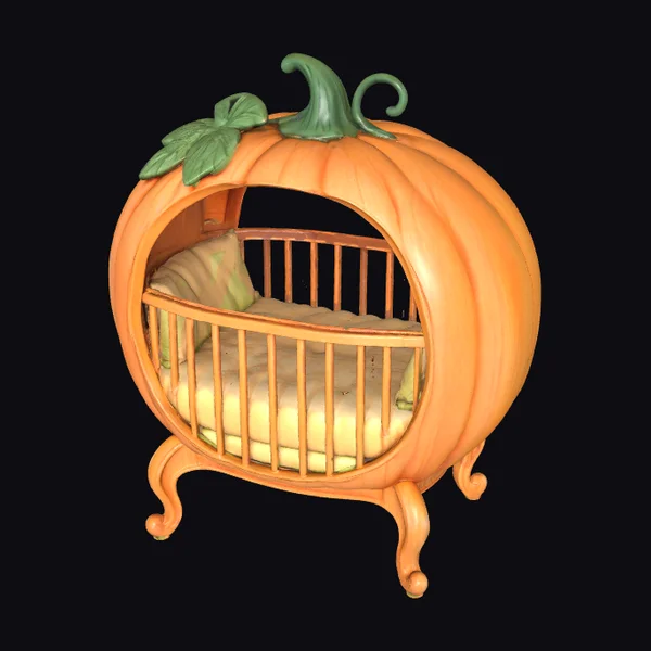 Pumpkin Shaped Baby Crib