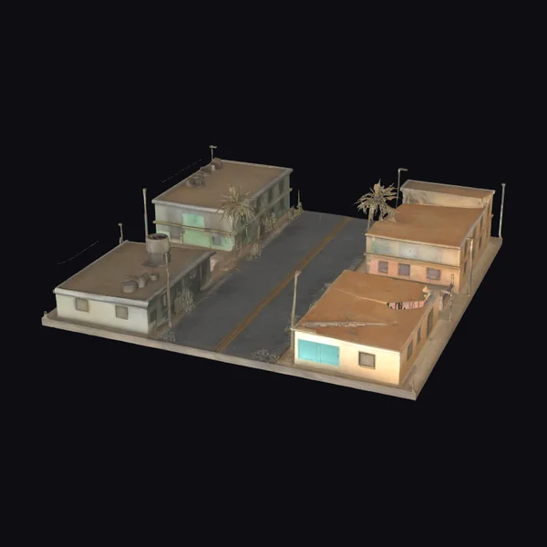 Abandoned Morning Street Scene