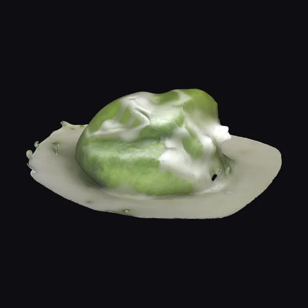 Melting Green Sphere