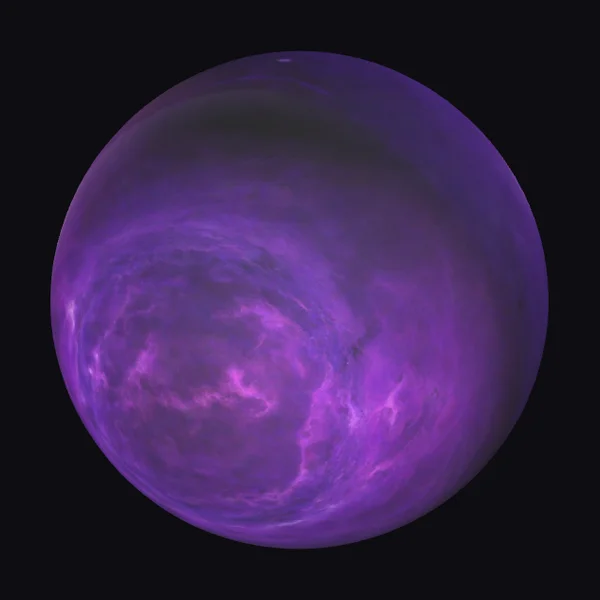 Purple Gas Giant Planet