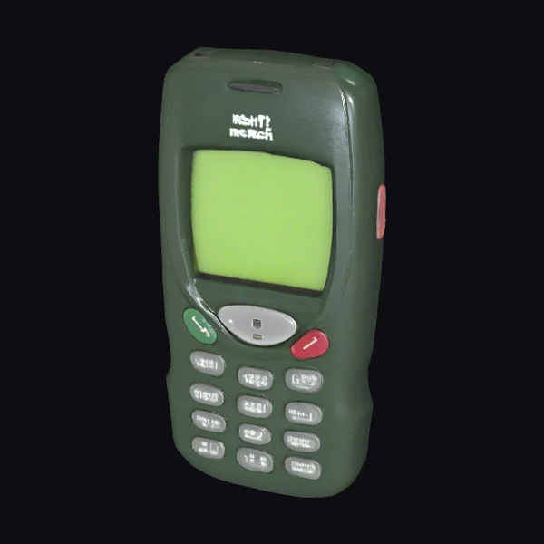 Vintage Green Cell Phone