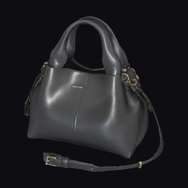 Black Leather Handbag