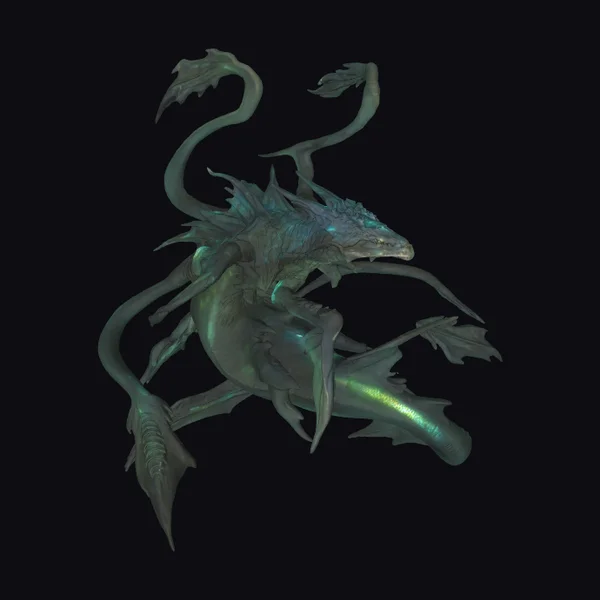 Dark Green Sea Serpent