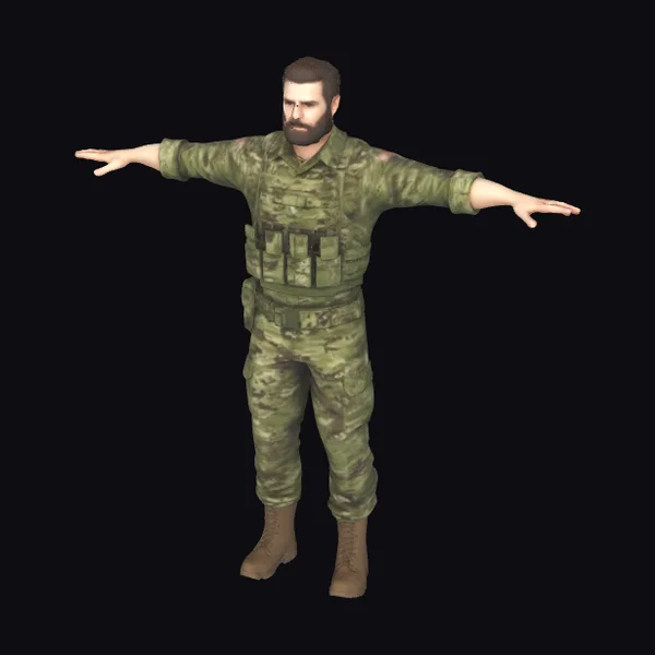 Soldier T-Pose