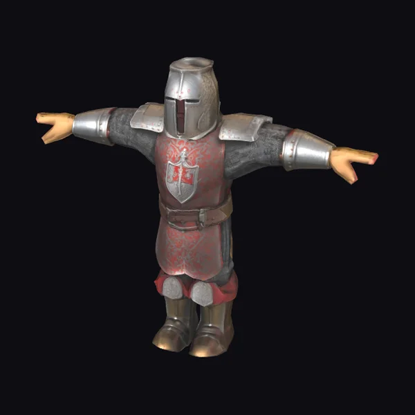 Medieval Knight T Pose