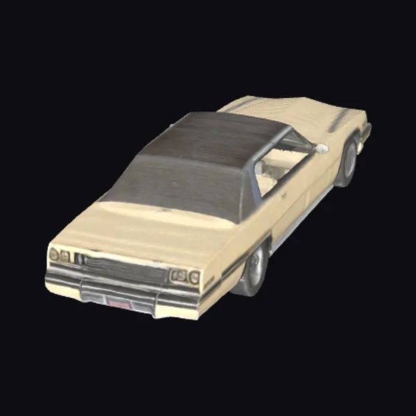 Beige Classic Sedan Car