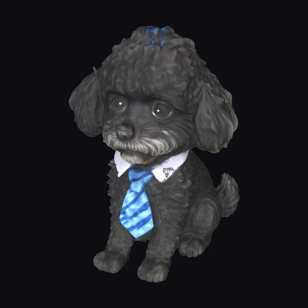 Black Poodle Puppy Business