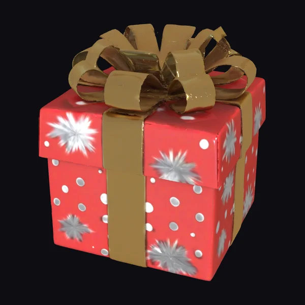 Wrapped Christmas Gift Box