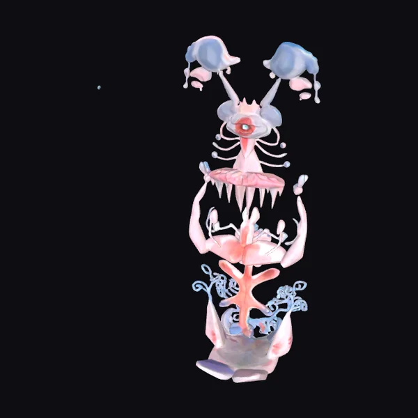 Abstract Totem Figure