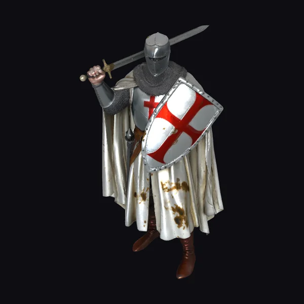 Armored Knight with Sword