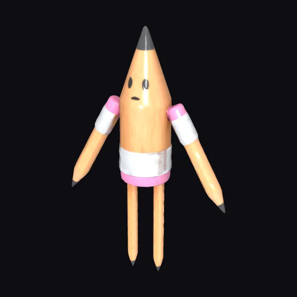 Pencil Humanoid Figure