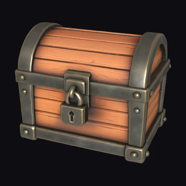 Wooden Treasure Chest