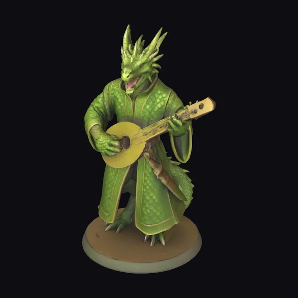 Green Dragon Musician