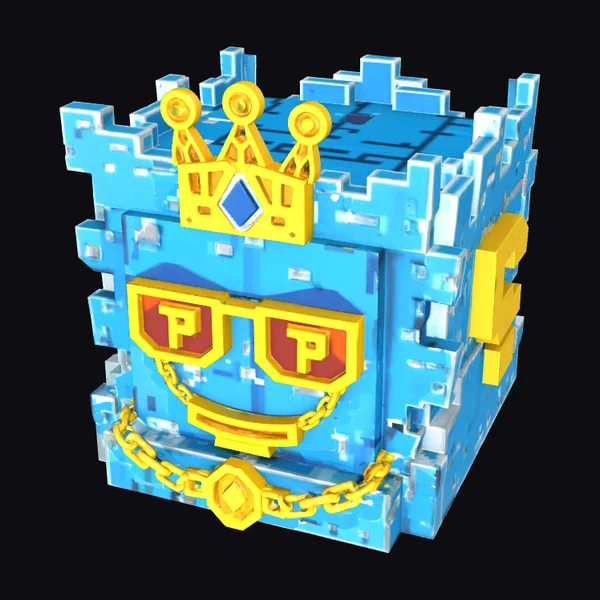 Pixel Art Block Character