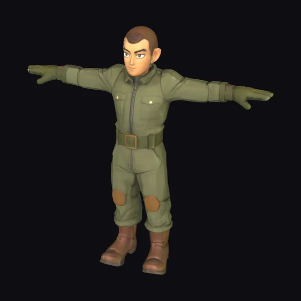 Military Man Stance
