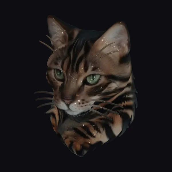 Bengal Cat Silhouette