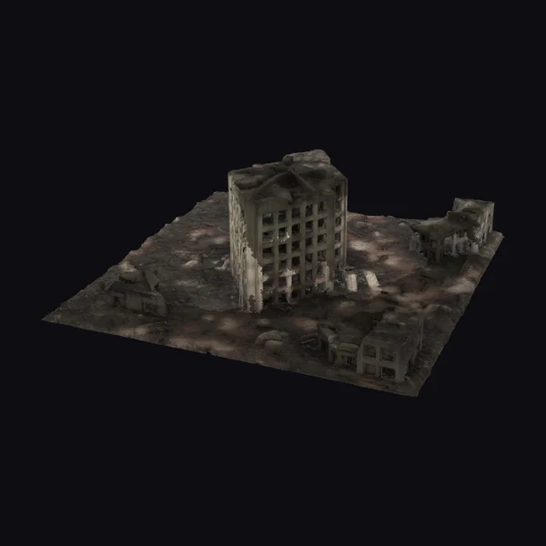 Abandoned City Block Ruins