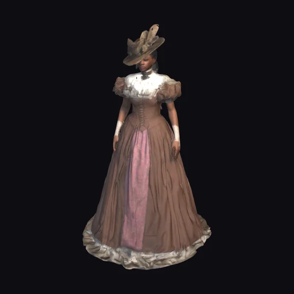 African American Victorian Lady