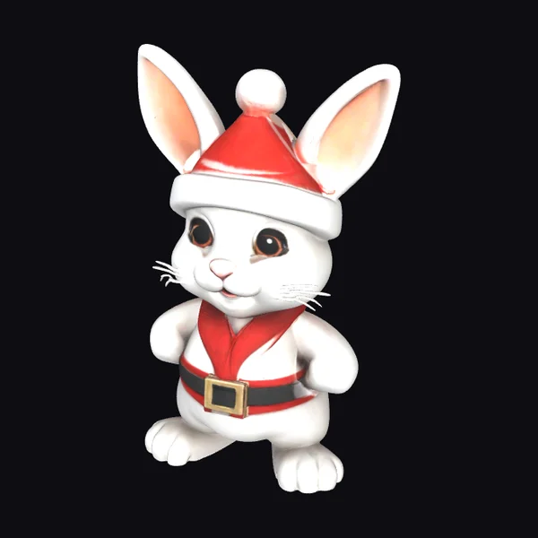 Santa Hat Bunny