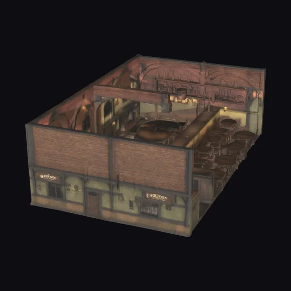 Cutaway Pub Interior