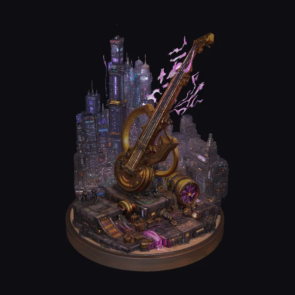 Cyberpunk Electric Cello