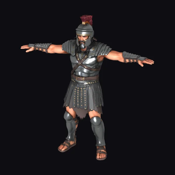 Ancient Warrior in Armor