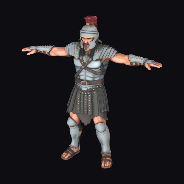 Ancient Warrior in Armor