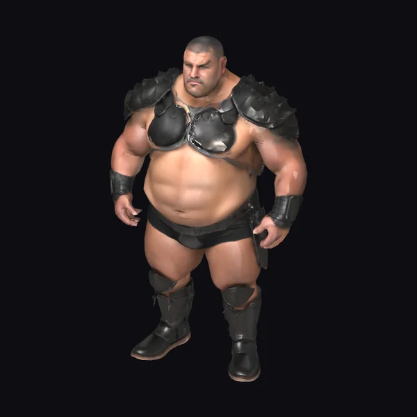 Muscular Male Warrior