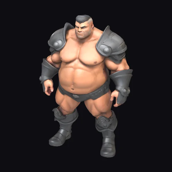 Muscular Male Warrior