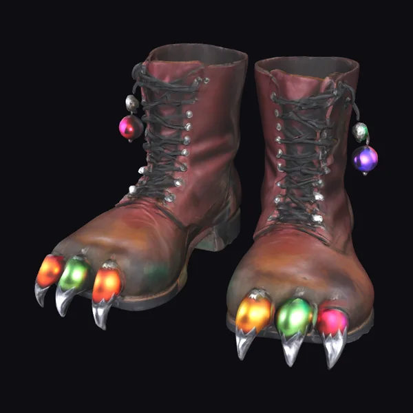 Combat Leather Christmas Boots