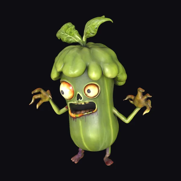 Zombie Vegetable Character