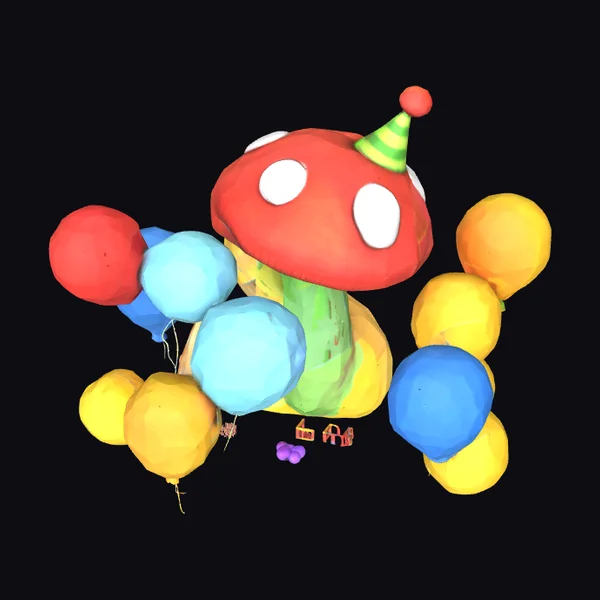 Cartoon Mushroom Number Two