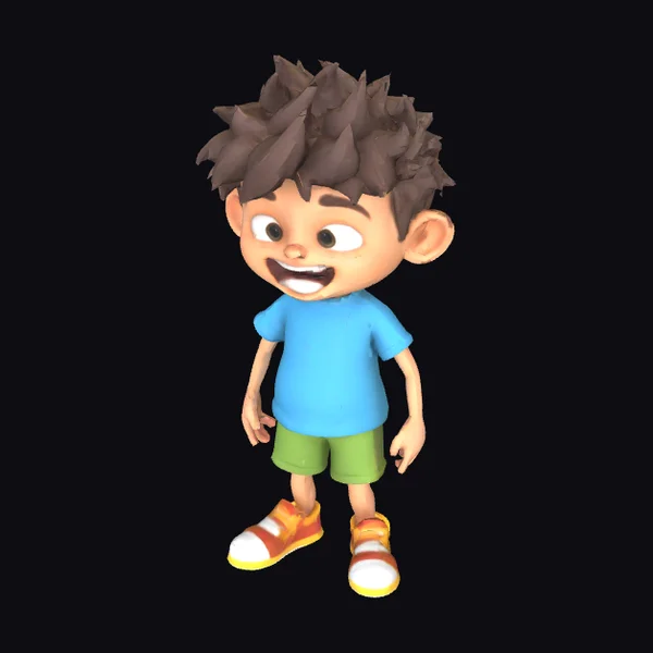 Cartoon Boy Character