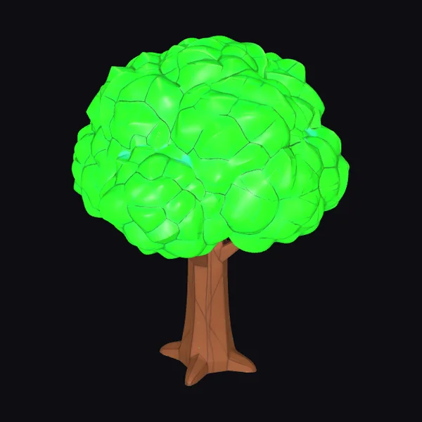 Emerald Facet Tree