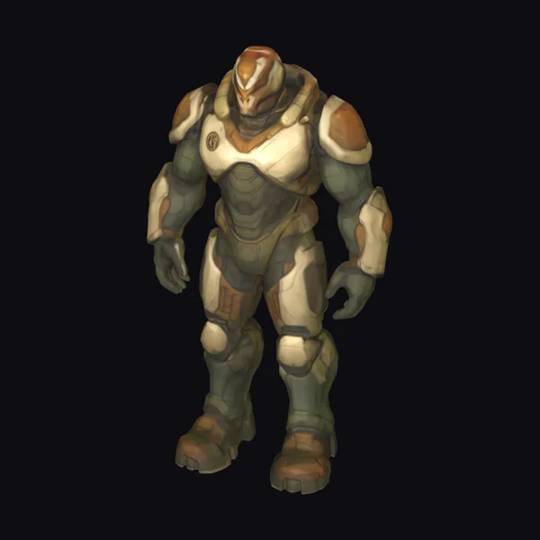 Armored Humanoid Sentinel