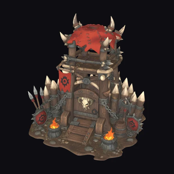 Crimson Skull Siege Tower