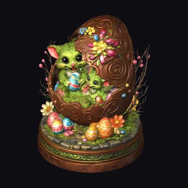 Easter Bunny Egg Hatching