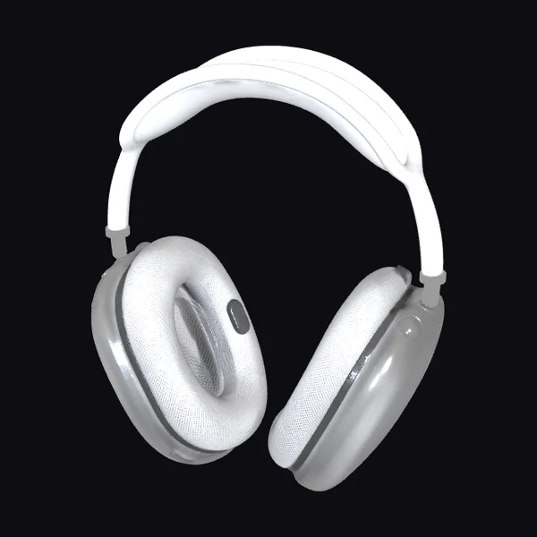 Silver Over-Ear Headphones