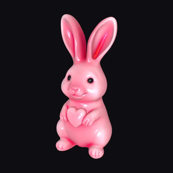Pink Gummy Bunny