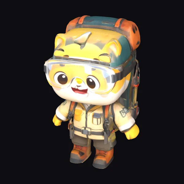 Adventurous Hamster Explorer