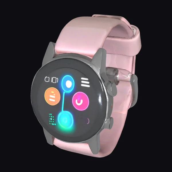 Pink Smart Wristwatch